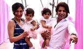 PIX: Karanvir Bohra's daughters turn one, and it's time to party!