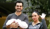 Video: First glimpse of Esha Deol's baby!