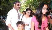 Ajay Devgn watches Golmaal Again with Kajol, kids