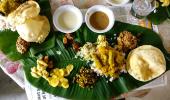 Pics: The great Onam Sadhya and a lovely pookalam