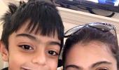 Kajol's adorable picture with son