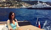 Sophie Choudry's breezy Monaco holiday