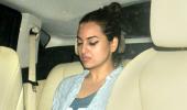 PIX: Sonakshi, Daisy visit Salman's home