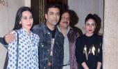 PIX: Karisma, Kareena's dinner party