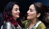 What's Aishwarya telling Madhuri?