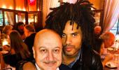 What's Anupam Kher doing with Lenny Kravitz?