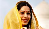 What's Freida Pinto doing in India?