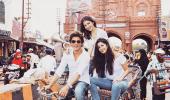 Shah Rukh Khan takes Anushka, Katrina for a ride!