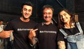 Ranbir, Sonam celebrate the #DuttBiopic wrap