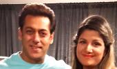 Salman meets his Judwaa co-star Rambha