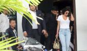 IMAGES: Priyanka-Nick Jonas return from Goa