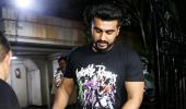 PIX: Janhvi, Varun at Arjun Kapoor's birthday bash