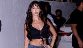 PIX: Nora Fatehi, Sanjay Dutt at a party