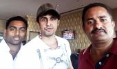 Spotted: Sonu Nigam in Chennai