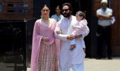 PIX: Kareena-Saif-Taimur at Sonam's wedding