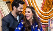 PIX: Neha Dhupia-Angad Bedi's mehendi ceremony