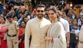 Deepika, Ranveer at the Siddhivinayak temple