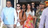 PIX: Priyanka and Nick arrive in Jodhpur