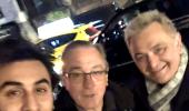 Ranbir, Rishi chill with Bob De Niro in New York