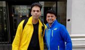 What was Karan Johar doing in London?