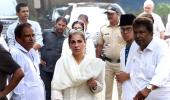 Scenes from Dimple Kapadia's mother's funeral