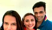 PIX: Karan, Neha party with Rani Mukerji