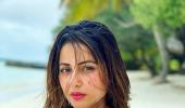 PIX: Hina Khan's bikini holiday in Maldives