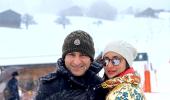 PIX: Saif, Kareena holiday in Gstaad