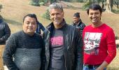 What is Milind Soman doing in Kathmandu?