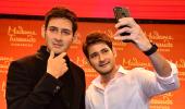 Mahesh Babu's wax statue visits him