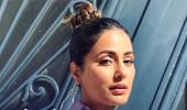 Hina Khan's lovely lavender look!