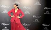 Pix: Huma paints Cannes red!