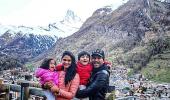 Pix: Exotic Swiss vacation for Allu Arjun and family