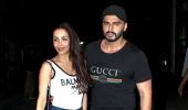 PIX: Arjun Kapoor-Malaika go on a movie date