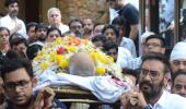 Pix: Ajay Devgn bids goodbye to his father