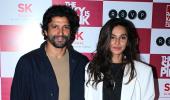 PIX: Farhan-Shibani go on a movie date