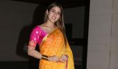 PIX: Sara Ali Khan parties with Varun Dhawan