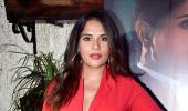 What film is Richa Chadha watching?