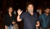 Watch: Rishi Kapoor returns to India