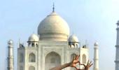 PIX: Kajal Aggarwal visits the Taj Mahal