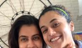 Why are Kriti, Taapsee wearing rakhis?