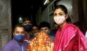 Shilpa Shetty brings Ganpati home