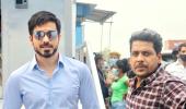 Emraan works hard on a HOT winter day!