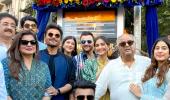 Sonam, Arjun, Jahnavi at Surinder Kapoor Chowk