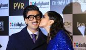 PIX: Ranveer-Deepika kiss at Chhapaak screening