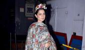 PIX: Sanya, Fatima watch Panga with Kangana