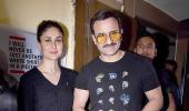 PIX: Saif-Kareena go on a movie date