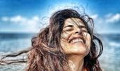 Why is Genelia laughing?