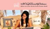 PIX: Katrina Kaif works from home