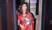 PIX: Shilpa Shetty attends Karva Chauth party